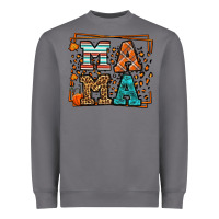 Storm Fall Autumn Leopard Mama Heavyweight Sweatshirt - LillyAllenDesigns