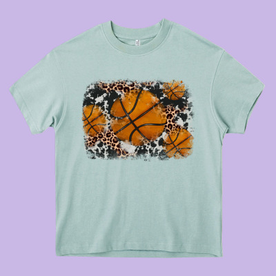 Basketball Background Heavy Core Tee Designed By Jahusdesignshop