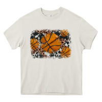 Cream basketball background Heavy Core Tee - JahusDesignShop