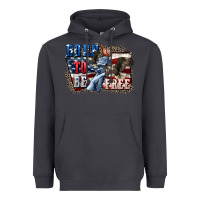 Smoke Born to be free Heavyweight Hoodie - CowGirlArtShop
