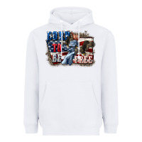 White Born to be free Heavyweight Hoodie - CowGirlArtShop