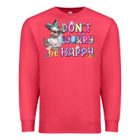 Cardinal Don't worry be happy Easter Premium Sweatshirt - CowGirlArtShop