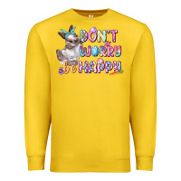 Lemon Don't worry be happy Easter Premium Sweatshirt - CowGirlArtShop