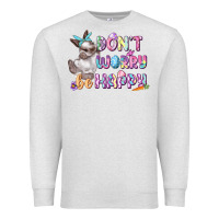 Don't Worry Be Happy Easter Premium Sweatshirt | Teevron