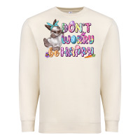 Sandshell Don't worry be happy Easter Premium Sweatshirt - CowGirlArtShop