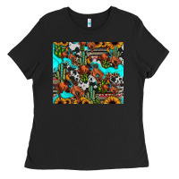 Black rodeo cowboy tumbler Ladies Tee - JahusDesignShop