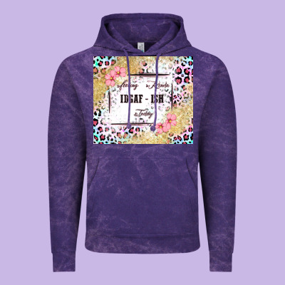 Feeling Kinda Idgaf   Ish Today Vintage Hoodie Designed By Maliassmallbusiness