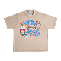 French Oak nurse life Urban Heavy Tee - MaliasSmallBusiness
