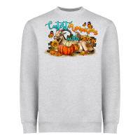 Heather Grey Fall Cutest Pumpkin In The Patch Heavyweight Sweatshirt - LillyAllenDesigns
