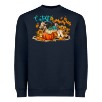 Navy Fall Cutest Pumpkin In The Patch Heavyweight Sweatshirt - LillyAllenDesigns