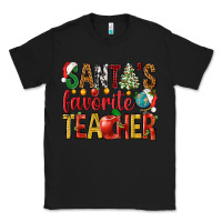 Black santas favorite teacher Classic Tee - NancyCooperArtShop