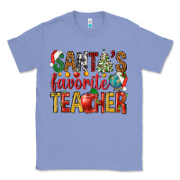 Colony Blue santas favorite teacher Classic Tee - NancyCooperArtShop