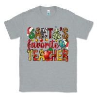 Heather Grey santas favorite teacher Classic Tee - NancyCooperArtShop