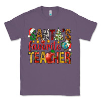Lavender santas favorite teacher Classic Tee - NancyCooperArtShop