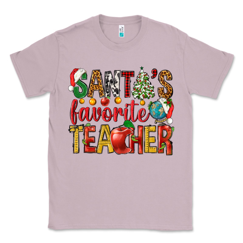 Santas Favorite Teacher Classic Tee by NancyCooperArtShop | Teevron