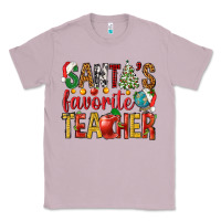 Lilac santas favorite teacher Classic Tee - NancyCooperArtShop