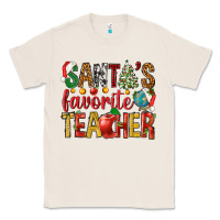 Natural santas favorite teacher Classic Tee - NancyCooperArtShop