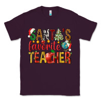 Plum santas favorite teacher Classic Tee - NancyCooperArtShop