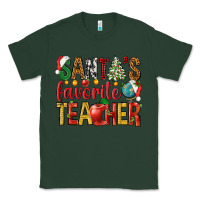 Sports Green santas favorite teacher Classic Tee - NancyCooperArtShop