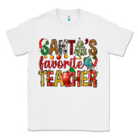 White santas favorite teacher Classic Tee - NancyCooperArtShop