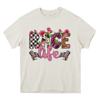Cream race life Heavy Core Tee - Artiststas
