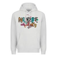 Dove Grey Nurse on duty Premium Hoodie - CowGirlArtShop