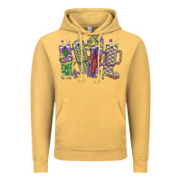Vintage Mustard mardi gras coffee Vintage Hoodie - MaliasSmallBusiness