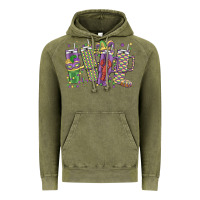 Vintage Olive mardi gras coffee Vintage Hoodie - MaliasSmallBusiness