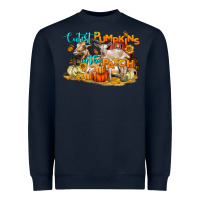 Navy Cutest Pumpkin In The Patch Heavyweight Sweatshirt - LillyAllenDesigns