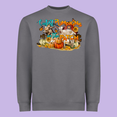Cutest Pumpkin In The Patch Heavyweight Sweatshirt Designed By Lillyallendesigns