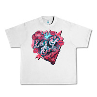 Lunar Rock lets go girls pink Urban Heavy Tee - NancyCooperArtShop