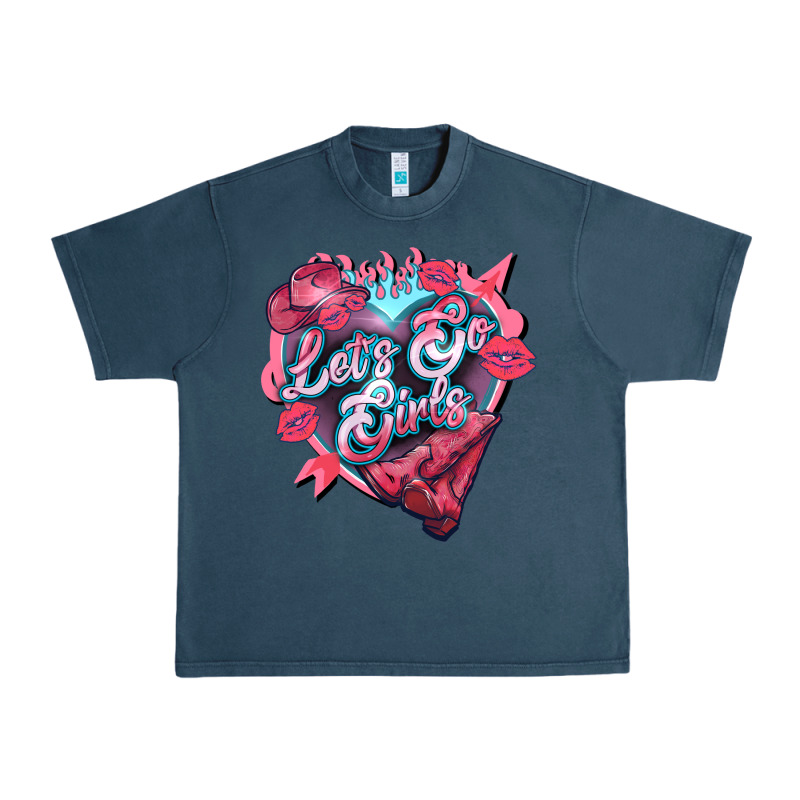 Lets Go Girls Pink Urban Heavy Tee by NancyCooperArtShop | Teevron