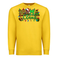 Lemon Mama claus christmas lights and gifts mother's day Premium Sweatshirt - HowdyJamesFarm