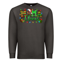 Smoke Mama claus christmas lights and gifts mother's day Premium Sweatshirt - HowdyJamesFarm