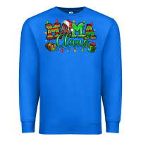 True Royal Mama claus christmas lights and gifts mother's day Premium Sweatshirt - HowdyJamesFarm