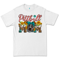 White pittbull mom Premium Tee - Artiststas