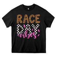 Black race day vibes Heavy Core Tee - Artiststas