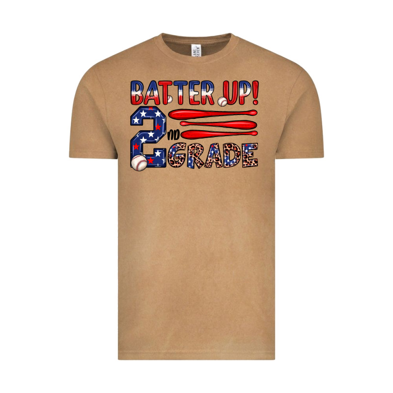 Batter Up 2nd Grade Vintage Tee by JahusDesignShop | Teevron