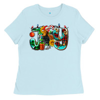 Baby Blue joy with roaster Ladies Tee - AdoDesignShop