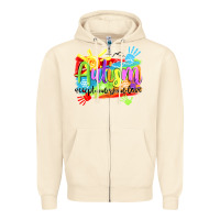 Sandshell Autism accept understand love Zipper Hoodie - NancyCooperArtShop