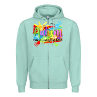 Seafoam Autism accept understand love Zipper Hoodie - NancyCooperArtShop