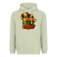 Matcha Juneteenth celebrate freedom Heavyweight Hoodie - HowdyJamesFarm