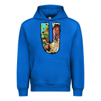 Cobalt farm life alphabet lowercase letters u Urban Hoodie - BundleAndBundleShop