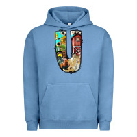 Pigment Pebble Blue farm life alphabet lowercase letters u Urban Hoodie - BundleAndBundleShop