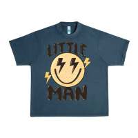 Midnight Navy little man Urban Heavy Tee - MaliasSmallBusiness