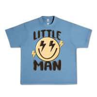 Pebble Blue little man Urban Heavy Tee - MaliasSmallBusiness