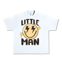 White little man Urban Heavy Tee - MaliasSmallBusiness