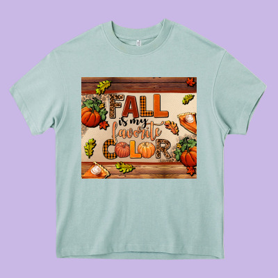 Fall Is My Favorite Color Heavy Core Tee Designed By Adodesignshop
