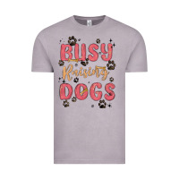 Vintage Zinc busy raising dogs Vintage Tee - MaliasSmallBusiness