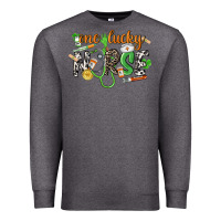Charcoal Heather One lucky Nurse St. Patrick's Day Premium Sweatshirt - CowGirlArtShop